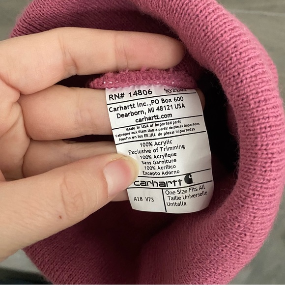 Carhartt Pink Beanie - Picture 4 of 4